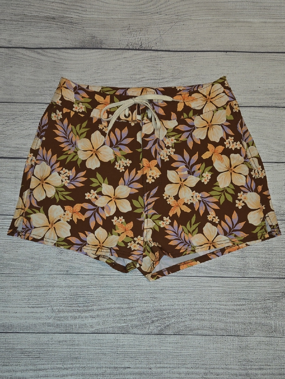 Billabong Women's Jungle Bliss Board Shorts 2.5" Toasted Coconut Size S NWOT